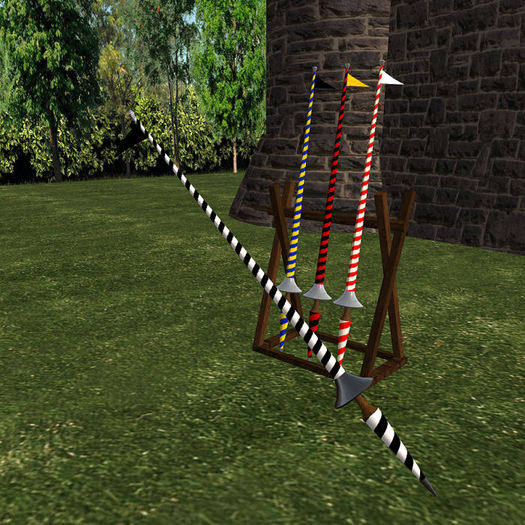 Second Life Marketplace Medieval Knight Black Knight Jousting Lance 